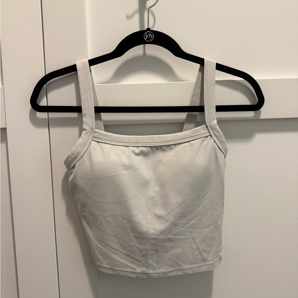 Vitality Cloud ii Square Neck Tank Ash (Light Grey) Small